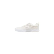 White Vans sneaker displayed in Vans Women’s Pink Leather Sneakers for Fall/Winter