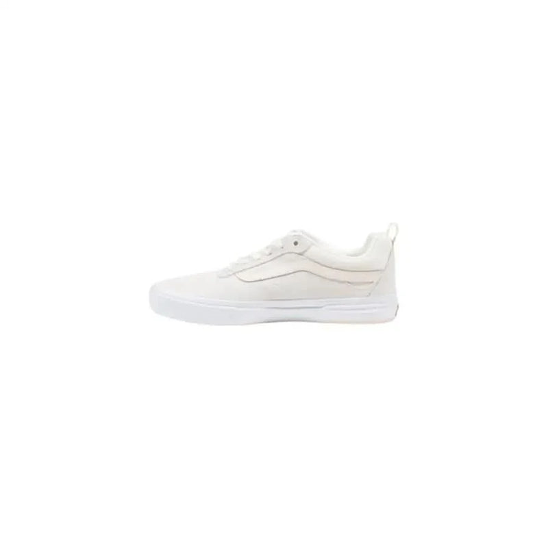 White Vans sneaker displayed in Vans Women’s Pink Leather Sneakers for Fall/Winter