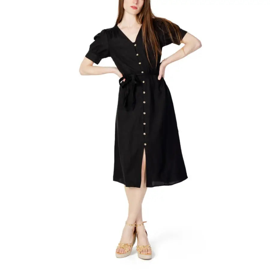 Vila Clothes - Women Dress - black / 34 - Clothing Dresses