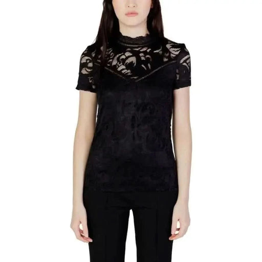 Vila Clothes - Frauen T-Shirt - schwarz / XS - Bekleidung