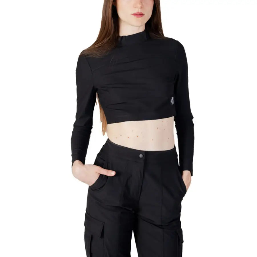 Calvin Klein Jeans - Women T-Shirt - black / XS - Clothing