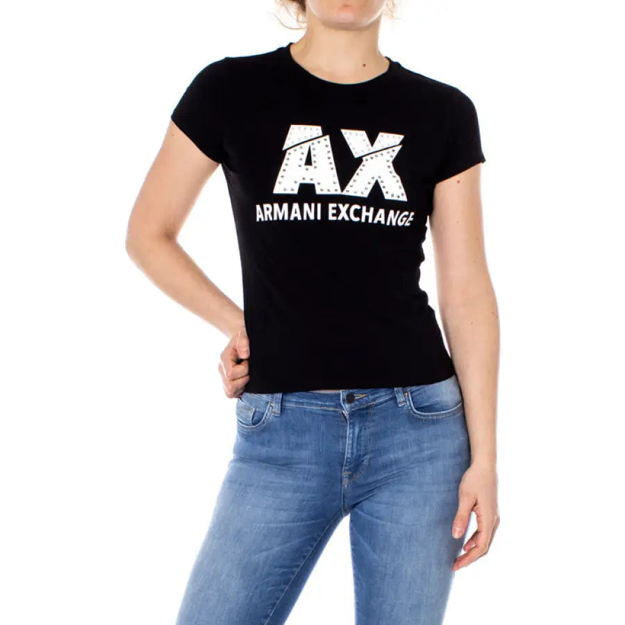Armani Exchange - Women T-Shirt - black / XS - Clothing