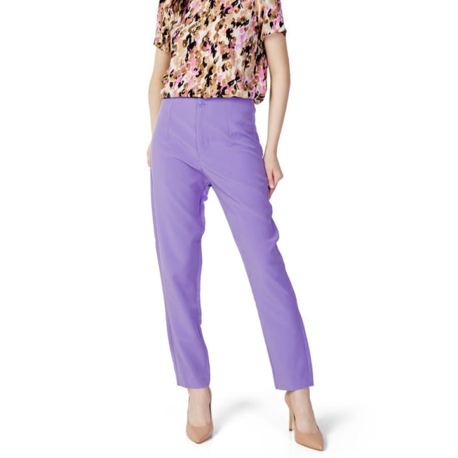 Only - Women Trousers - liliac / 34 - Clothing