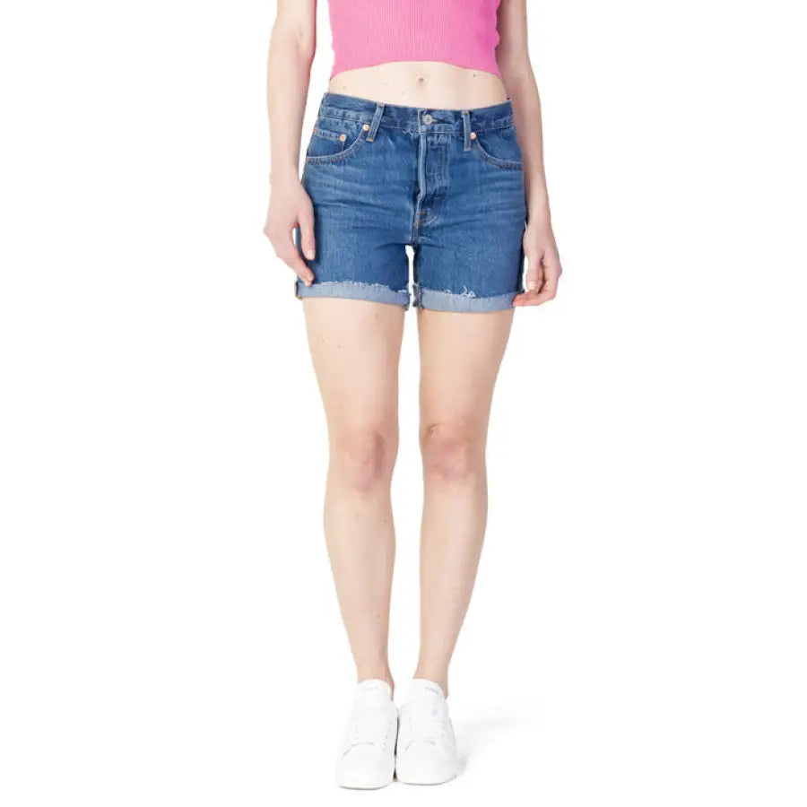 Levi`s - Women Short - blue / W23 - Clothing Shorts