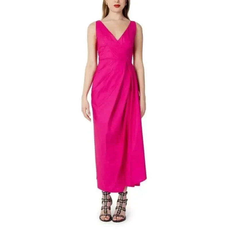Sandro Ferrone – Damenkleid – Fuchsia / Größe 40 – Bekleidung