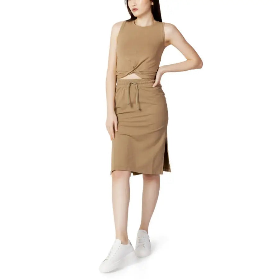 Fila - Women Skirt - beige / S - Clothing