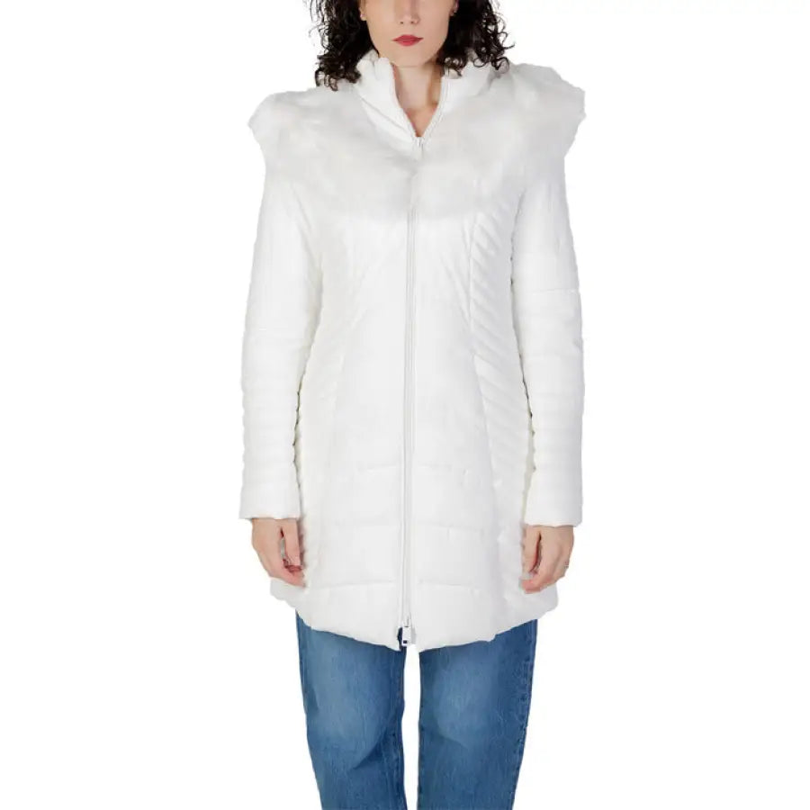 Guess - Women Jacket - white / XS - Clothing Jackets