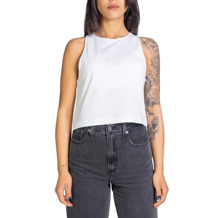 Calvin Klein Jeans - Women Undershirt - white / L - Clothing