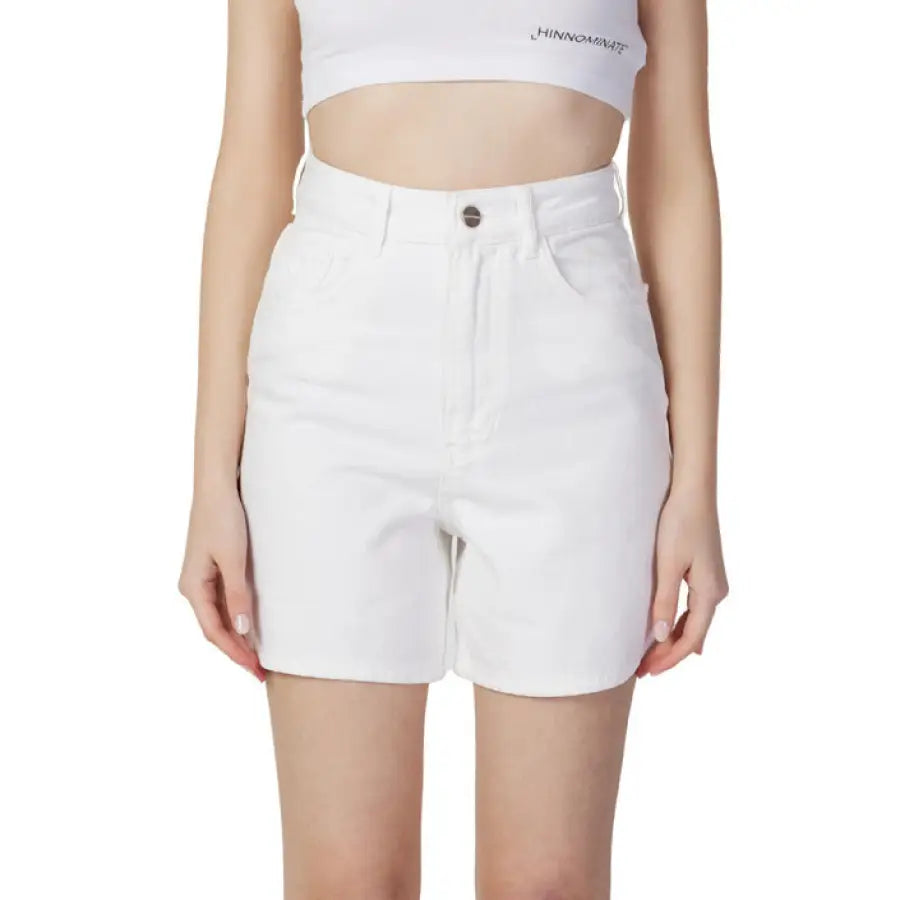 Hinnominate - Women Short - white / XS - Clothing Shorts