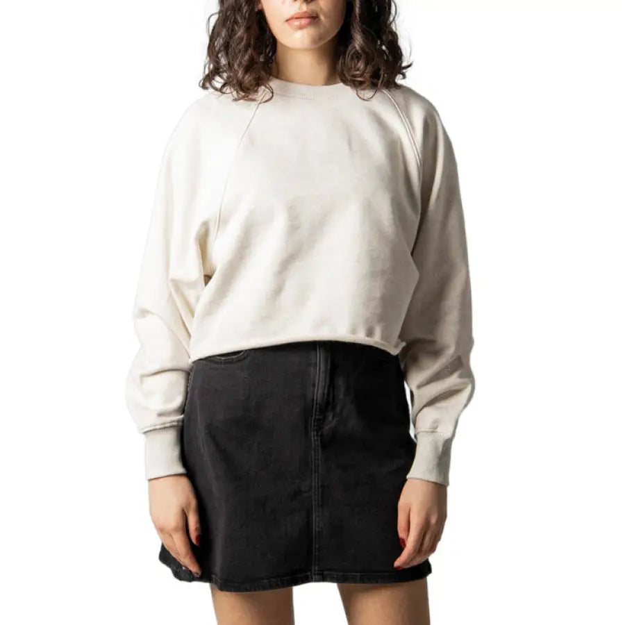Calvin Klein Jeans - Women Sweatshirts - white / S -