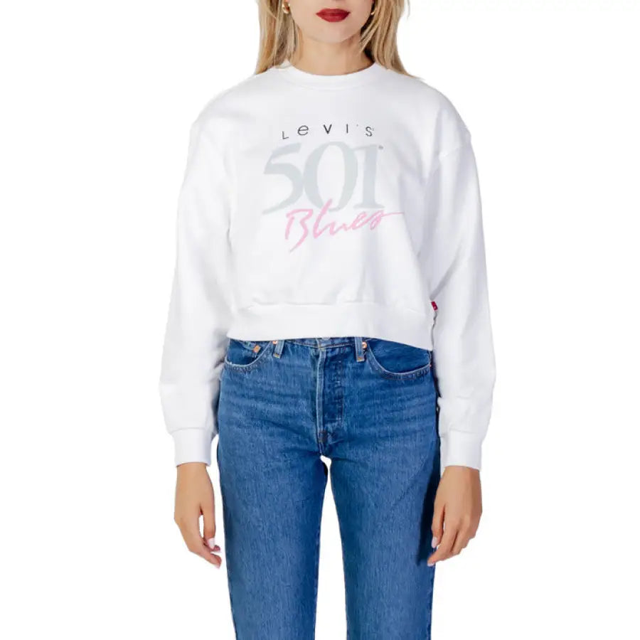 Levi`s - Women Sweatshirts - white / XS - Clothing