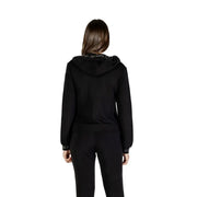 Women’s black hooded tracksuit with rhinestones from Liu Jo Womens Zip Hoodie collection
