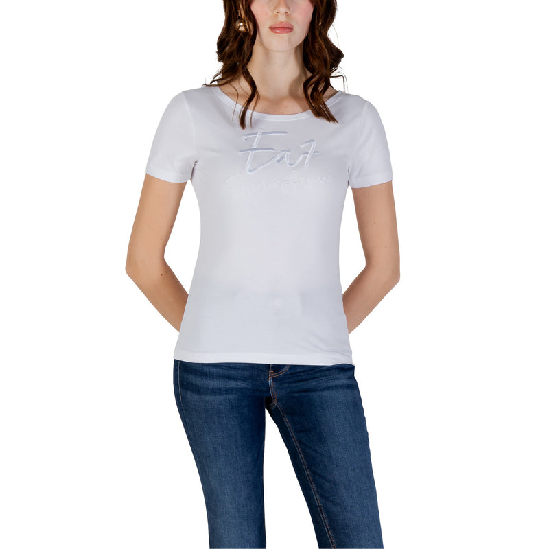 Weißes Kurzarm-T-Shirt
