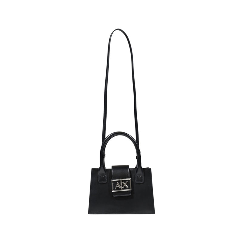 Armani Exchange Schwarze Handtasche mit Schultergurt