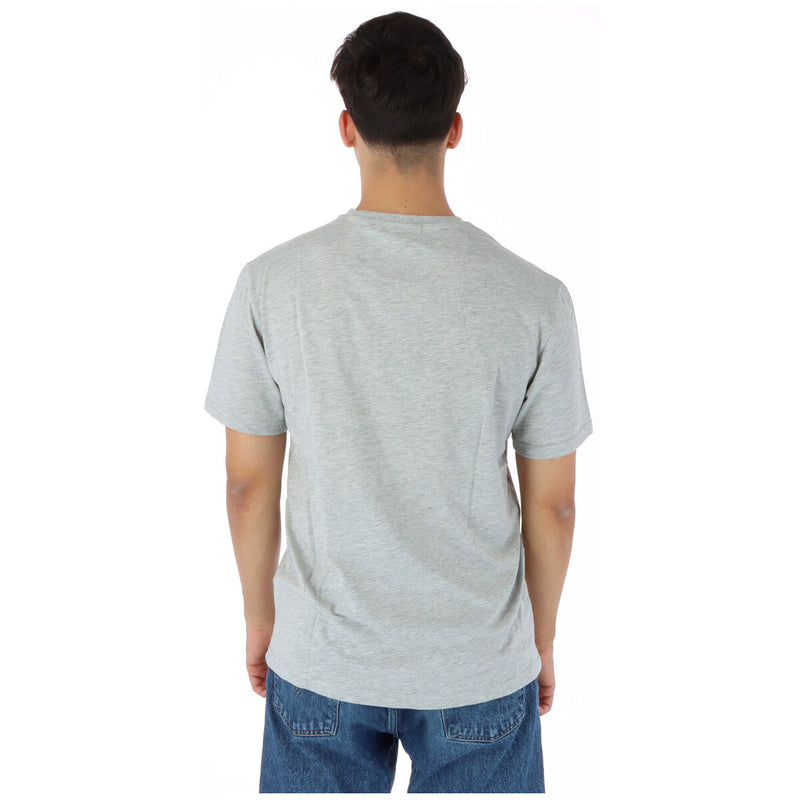 North Sails Herren T-Shirt mit grauem Rundhalsausschnitt aus Baumwolle