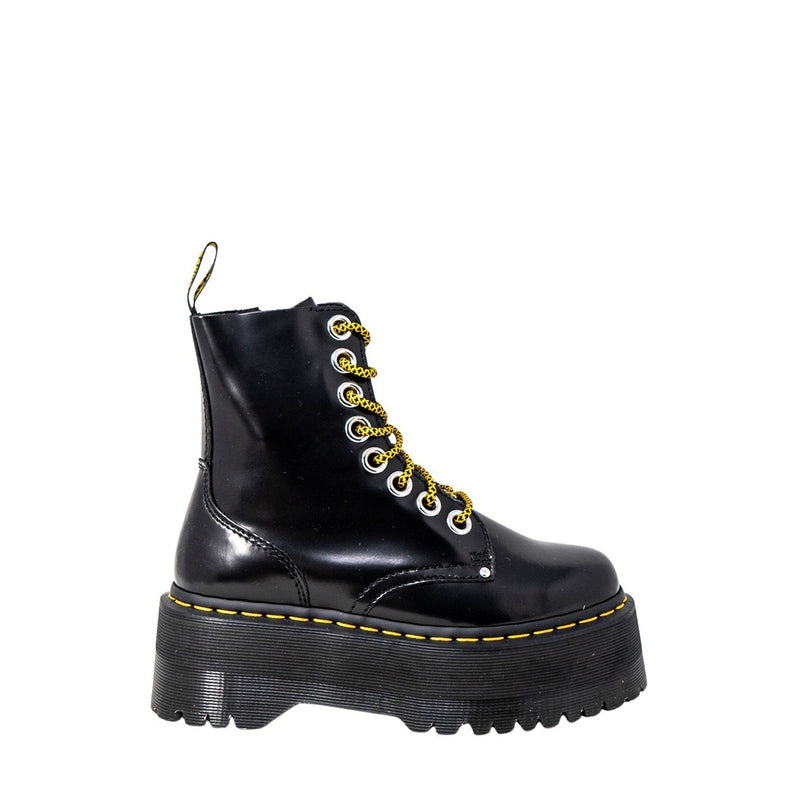 Dr. Martens Damen Schwarz Leder Schnürstiefel