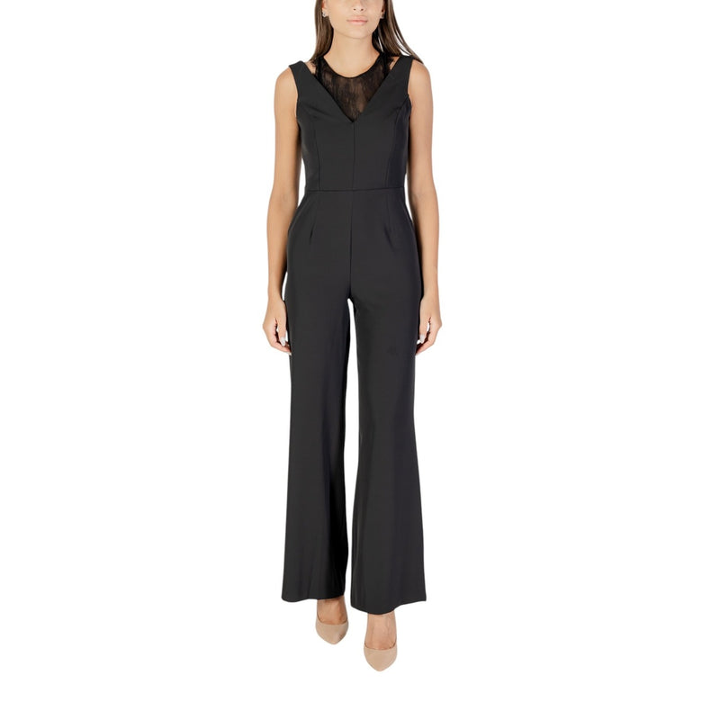 Rinascimento Frauen Ärmellos Schwarz Herbst Winter Jumpsuit