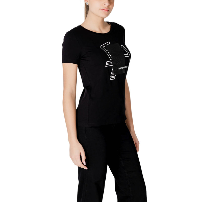 Schwarzes T Shirt mit Grafik