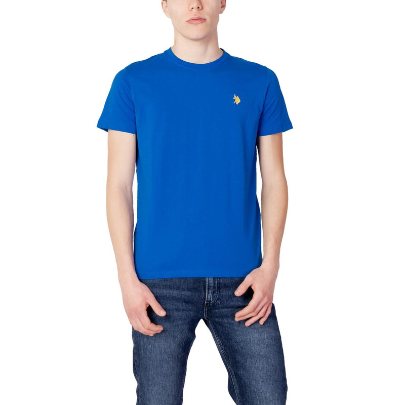 Hellblaues US Polo Assn Langarm T-Shirt für Männer