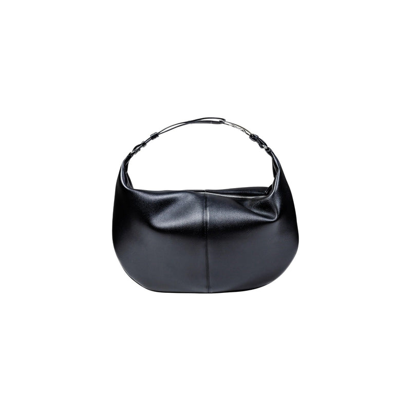 Armani Exchange schwarze Polyester-Handtasche mit Reißverschlusstasche