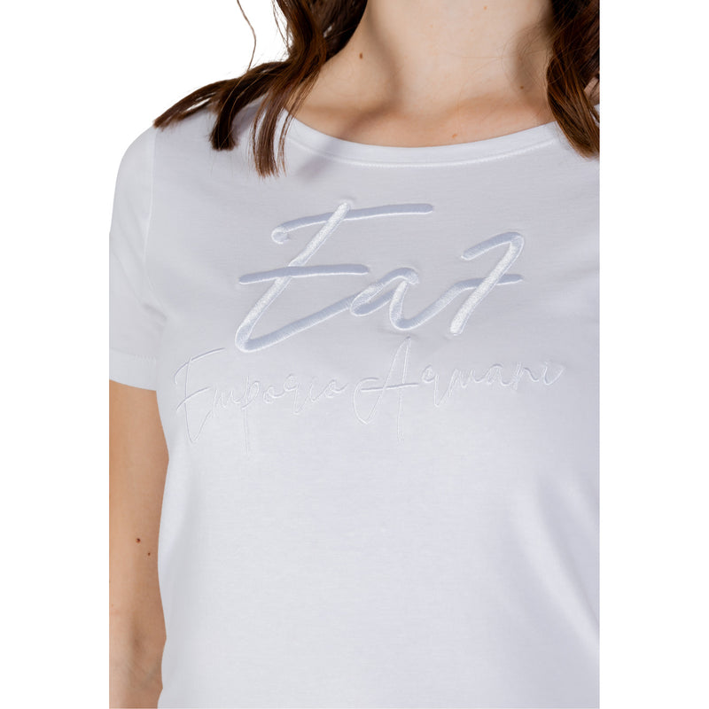 Weißes Kurzarm-T-Shirt