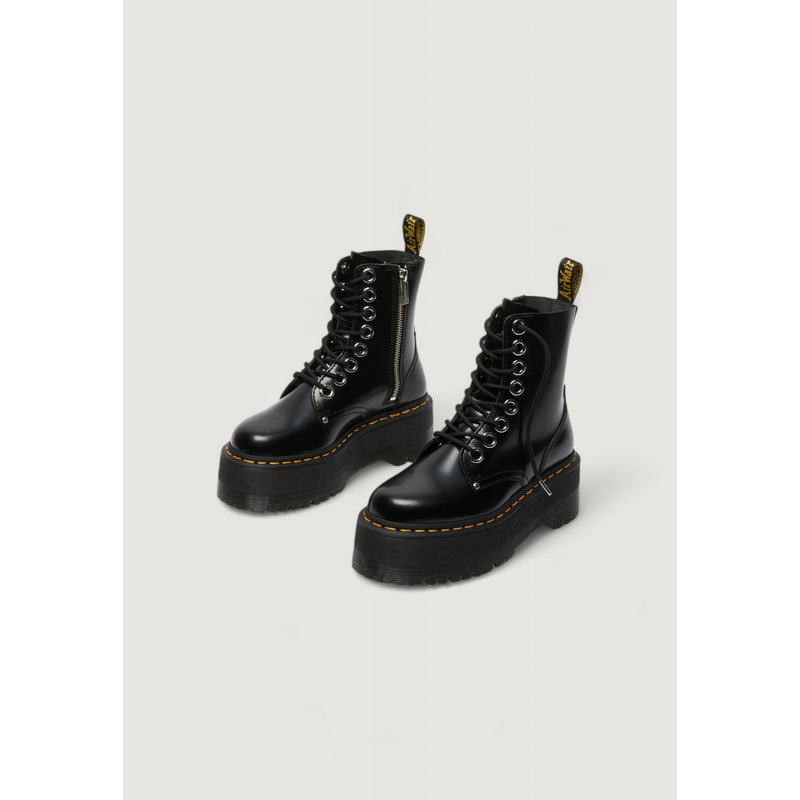 Dr. Martens Damen Schwarz Leder Schnürstiefel