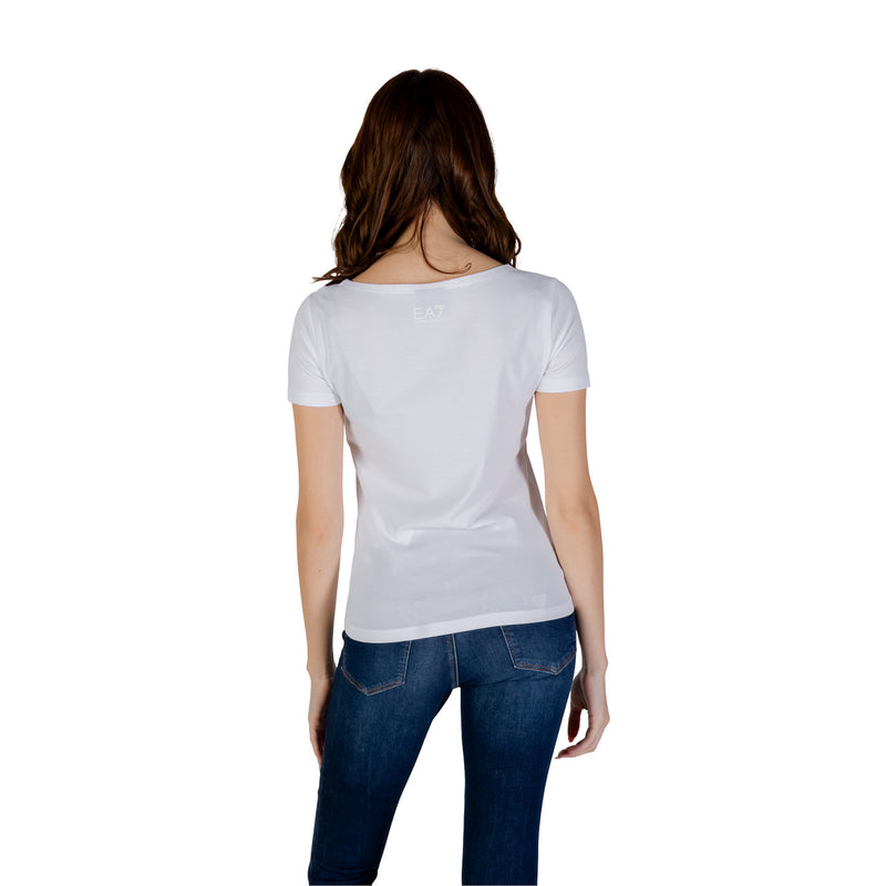 Weißes Kurzarm-T-Shirt