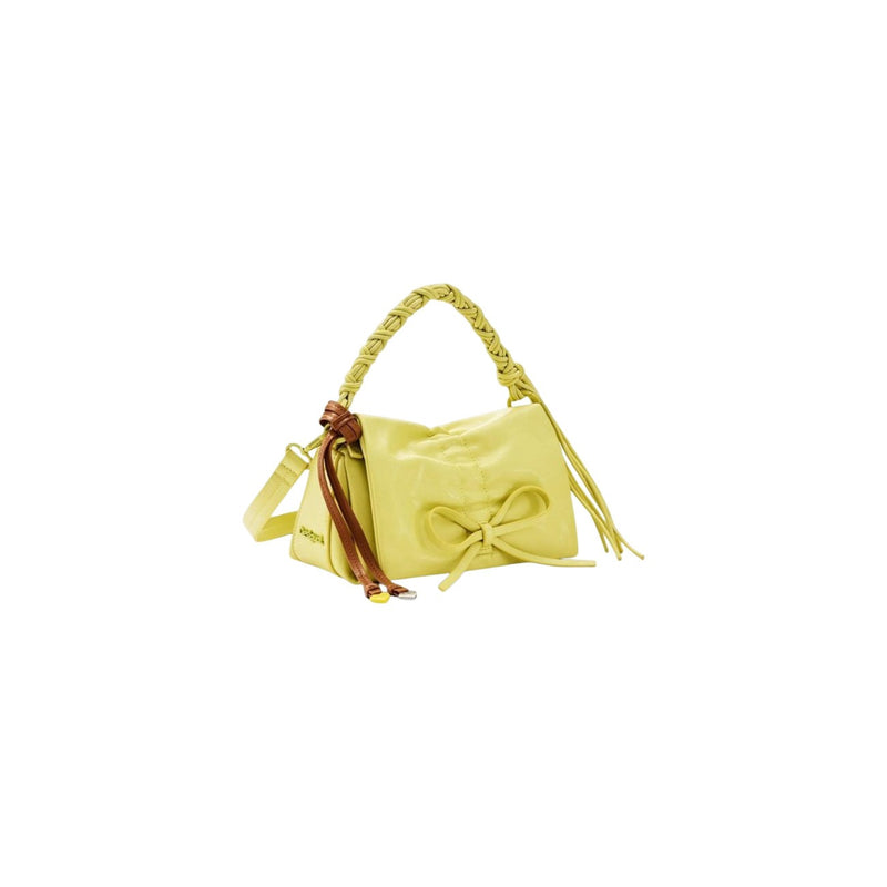 Desigual Gelbe Handtasche mit Schulterriemen und Taschen