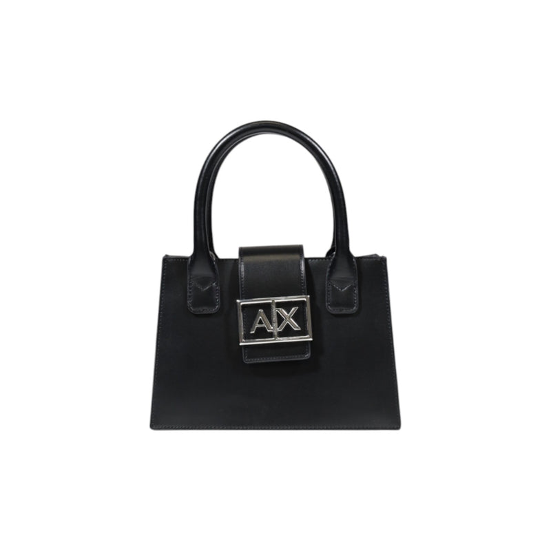 Armani Exchange Schwarze Handtasche mit Schultergurt