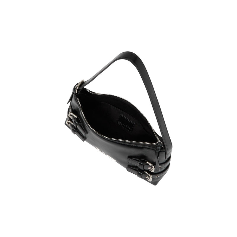 Karl Lagerfeld Schwarze Tasche mit Reißverschluss und Innentaschen