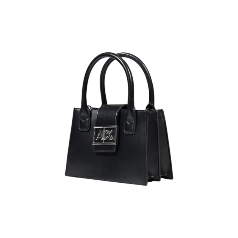 Armani Exchange Schwarze Handtasche mit Schultergurt
