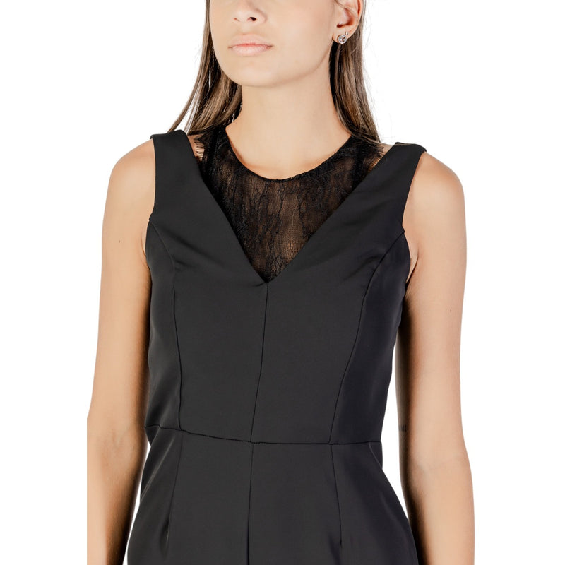 Rinascimento Frauen Ärmellos Schwarz Herbst Winter Jumpsuit