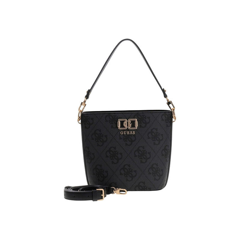 Guess Graue Handtasche mit Schultergurt und Taschen