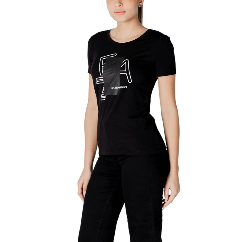 Schwarzes T Shirt mit Grafik