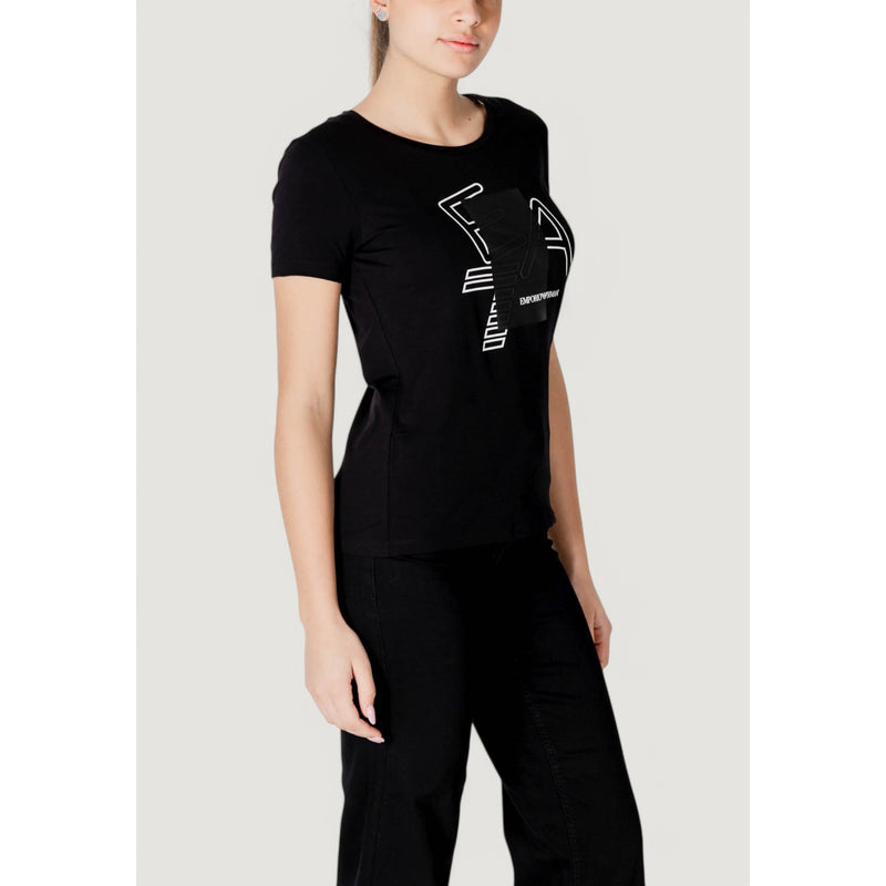 Schwarzes T Shirt mit Grafik