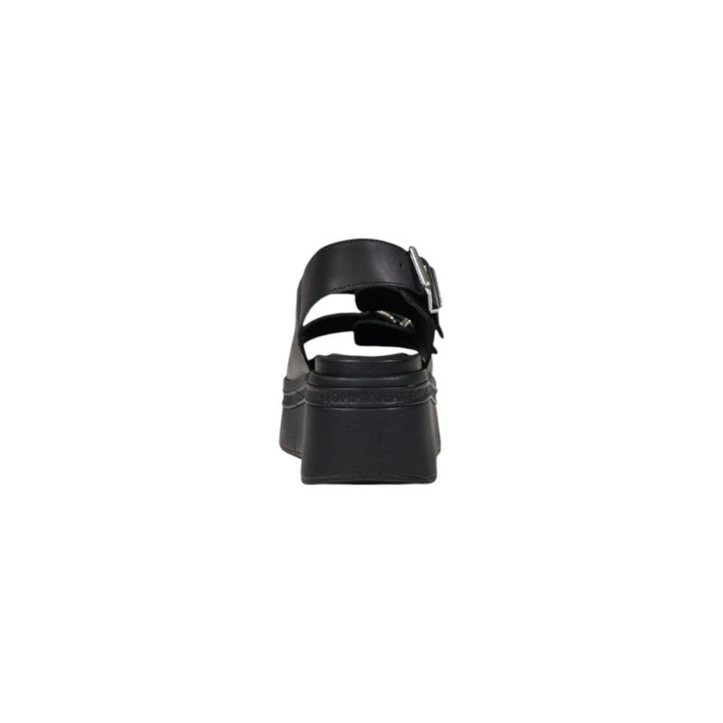 Tommy Hilfiger Schwarze Leder Keilschuhe für Frauen