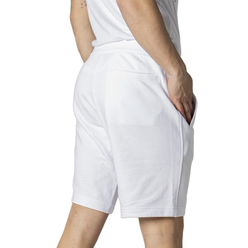 Armani Exchange Männer Weiß Baumwolle Print Shorts
