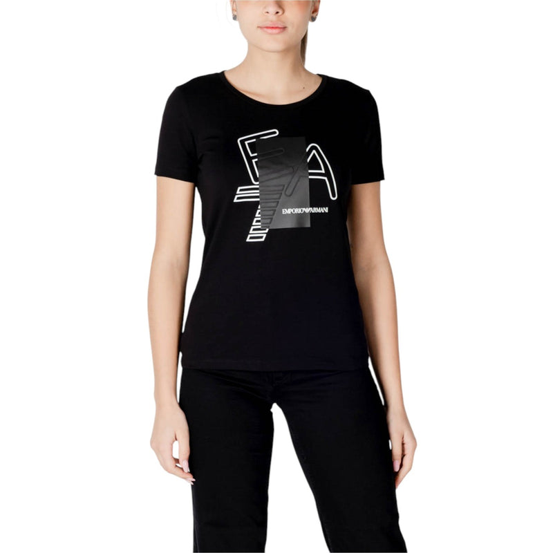 Schwarzes T Shirt mit Grafik