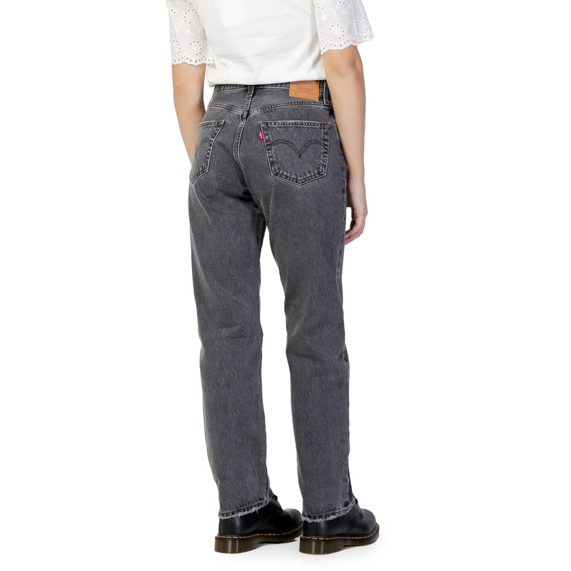 Levi's Damen Jeans Schwarz 100% Baumwolle mit Taschen