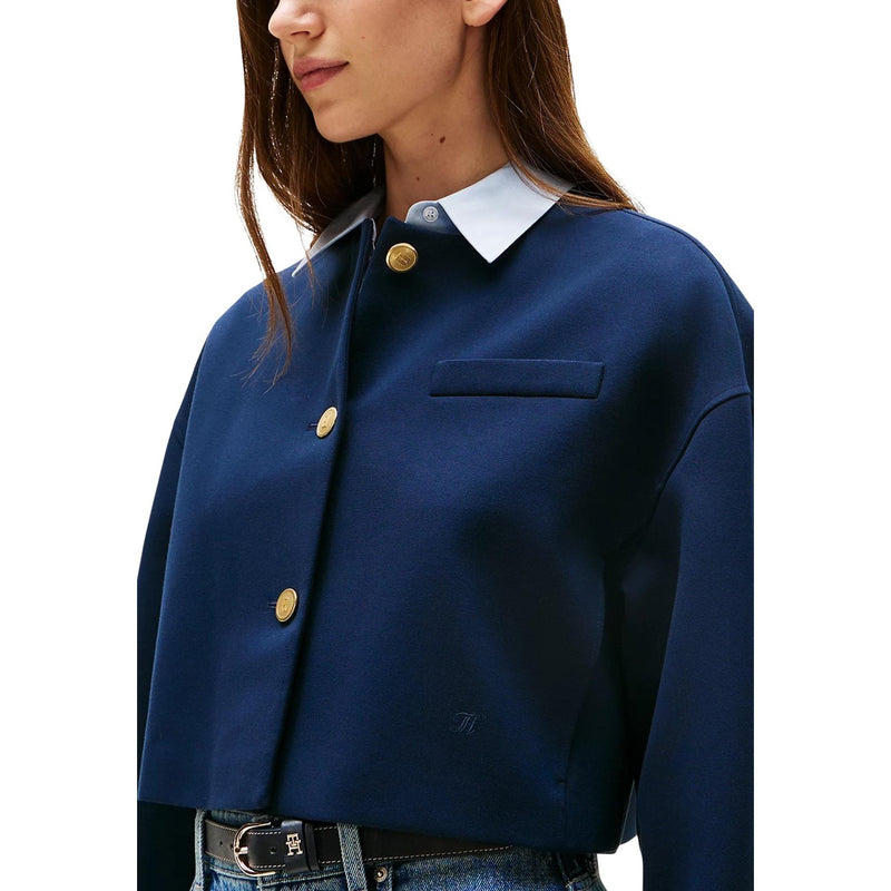 Tommy Hilfiger Damen Blauer Langarm-Blazer