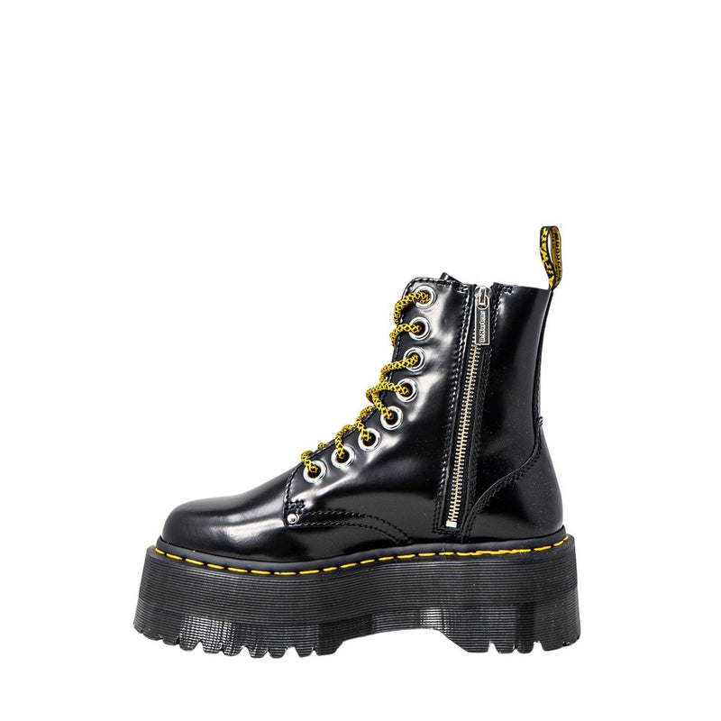 Dr. Martens Damen Schwarz Leder Schnürstiefel