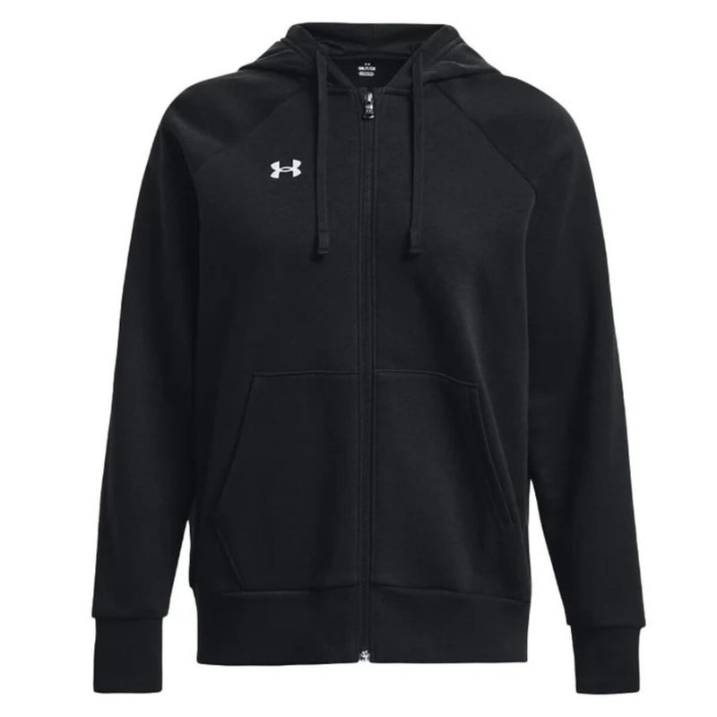 Under Armour Damen Schwarzes Sweatshirt mit Kapuze und Fronttaschen