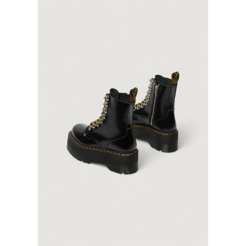Dr. Martens Damen Schwarz Leder Schnürstiefel