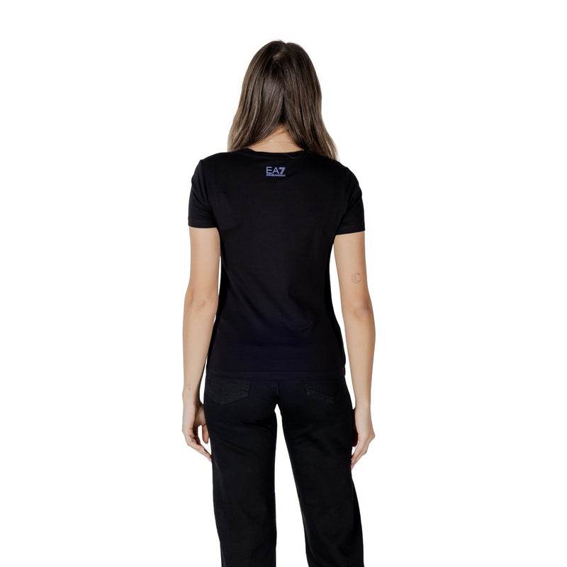 Schwarzes EA7 Emporio Armani T Shirt
