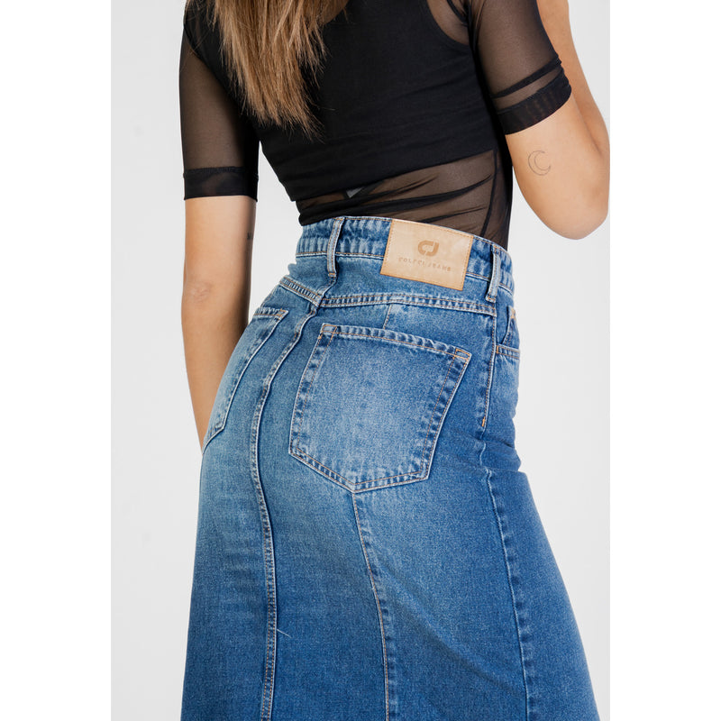 Colcci Damen Blau Rock Herbst Winter Kollektion