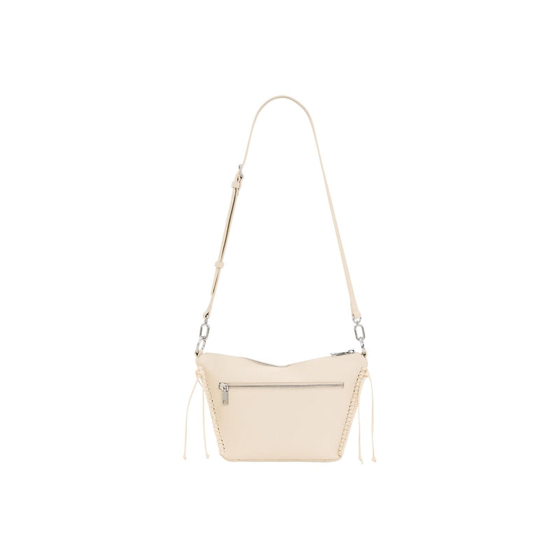 Ungleiche Beige Damenhandtasche mit Schulterriemen