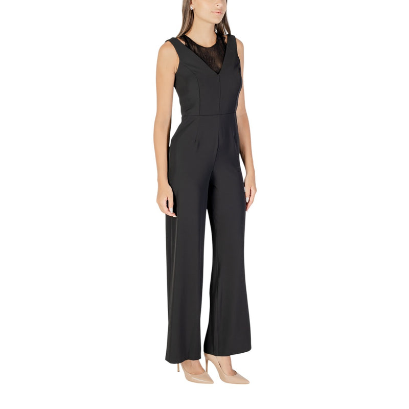Rinascimento Frauen Ärmellos Schwarz Herbst Winter Jumpsuit