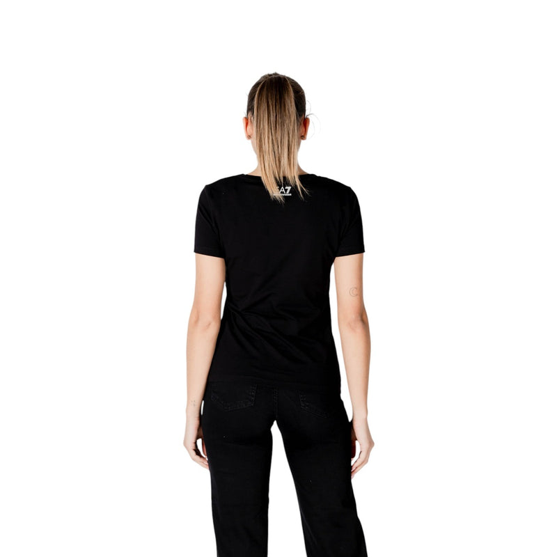 Schwarzes T Shirt mit Grafik