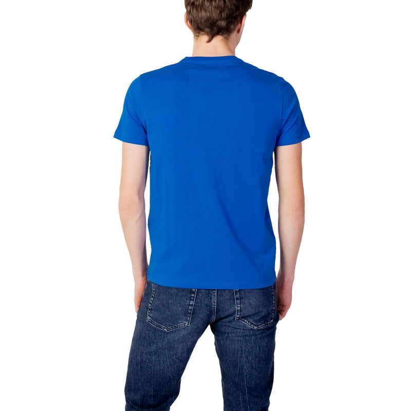 Hellblaues US Polo Assn Langarm T-Shirt für Männer