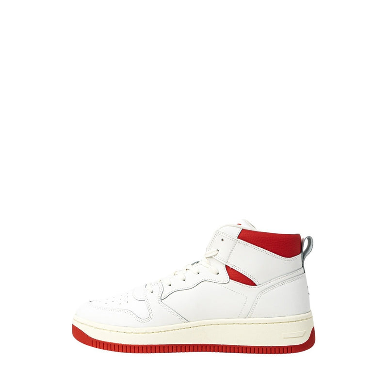 Tommy Hilfiger Herren Weiße Sneakers mit Gummisohle